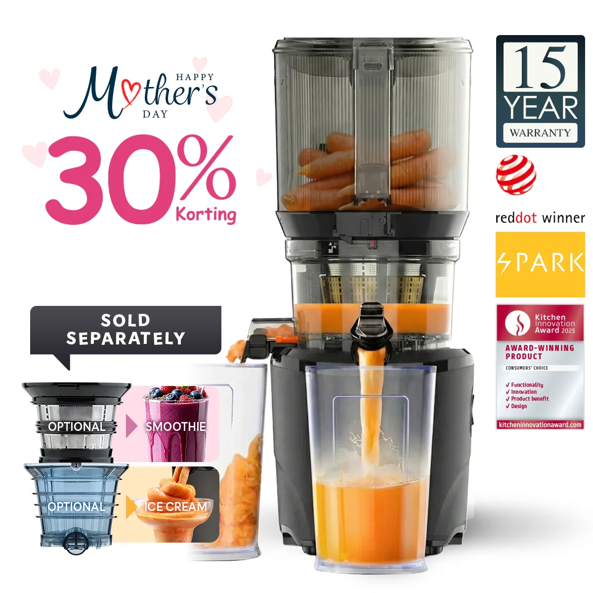 AUTO10S HANDSFREE SLOWJUICER
