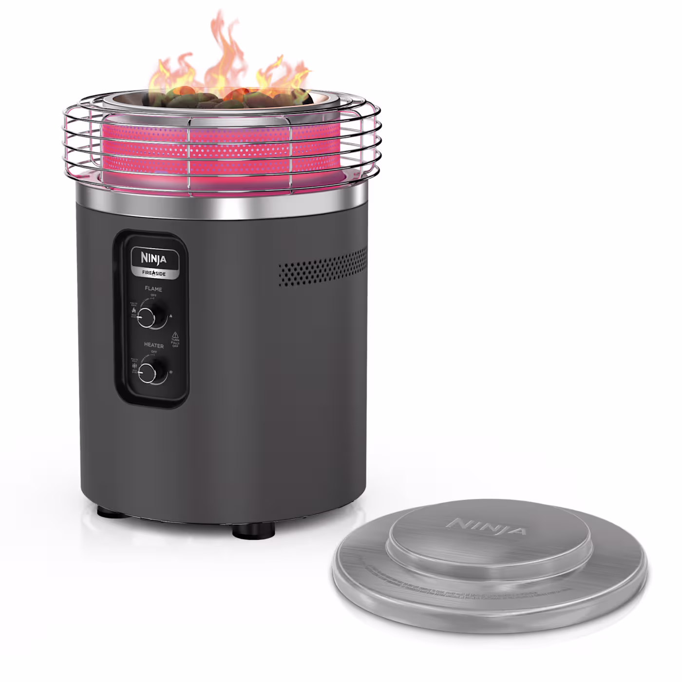 Ninja™ Fireside360™ Fire Pit and Outdoor Heater with Top Cover